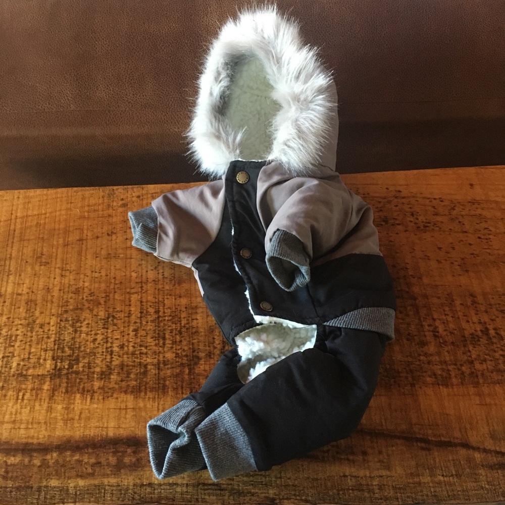 Designer Chihuahua Yorkie Dog Winter Jacket Size S